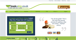 Desktop Screenshot of bookaskip.co.uk